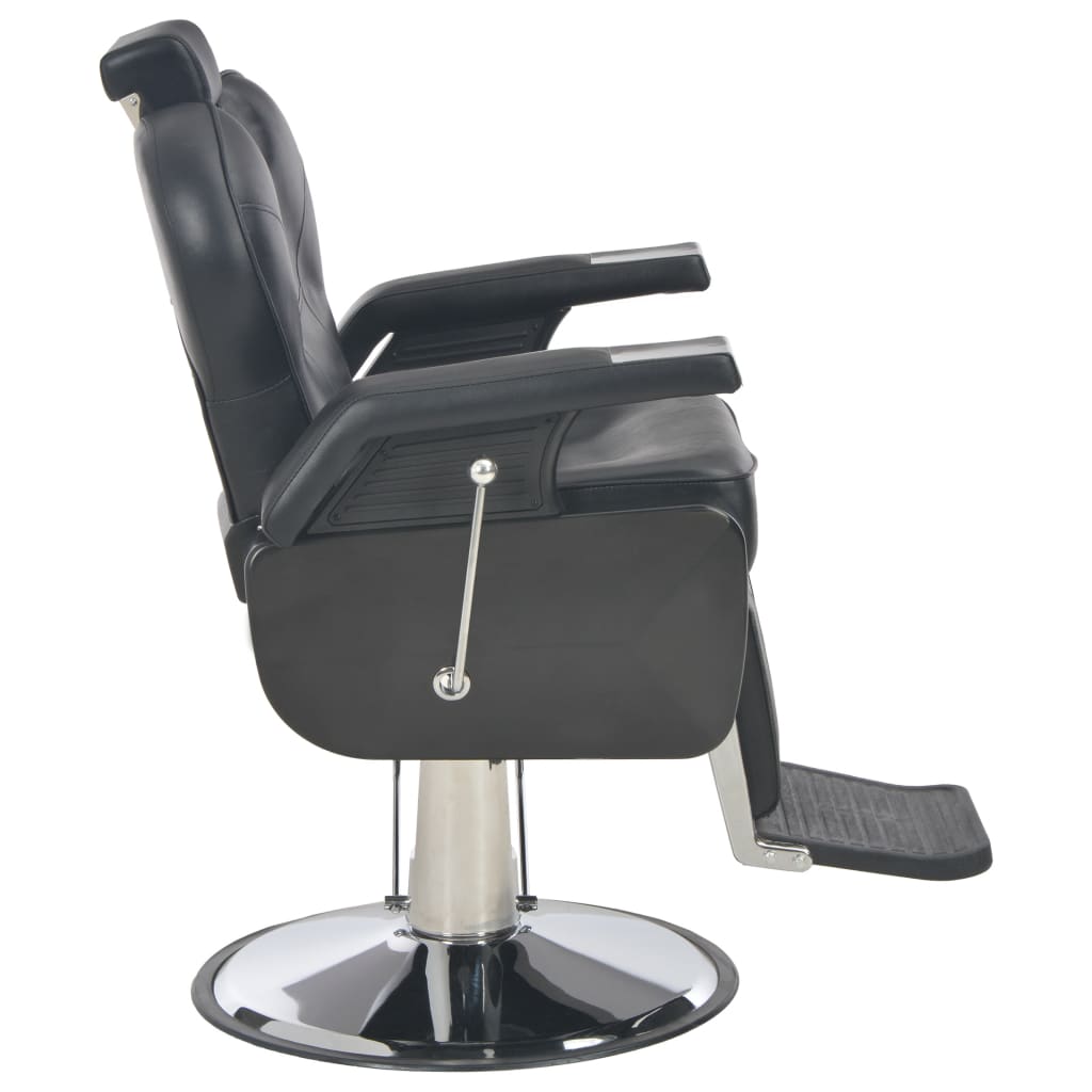 vidaXL Barber Chair Black 28.3"x26.8"x38.6" Faux Leather - Unlimited Barber and Beauty Supply