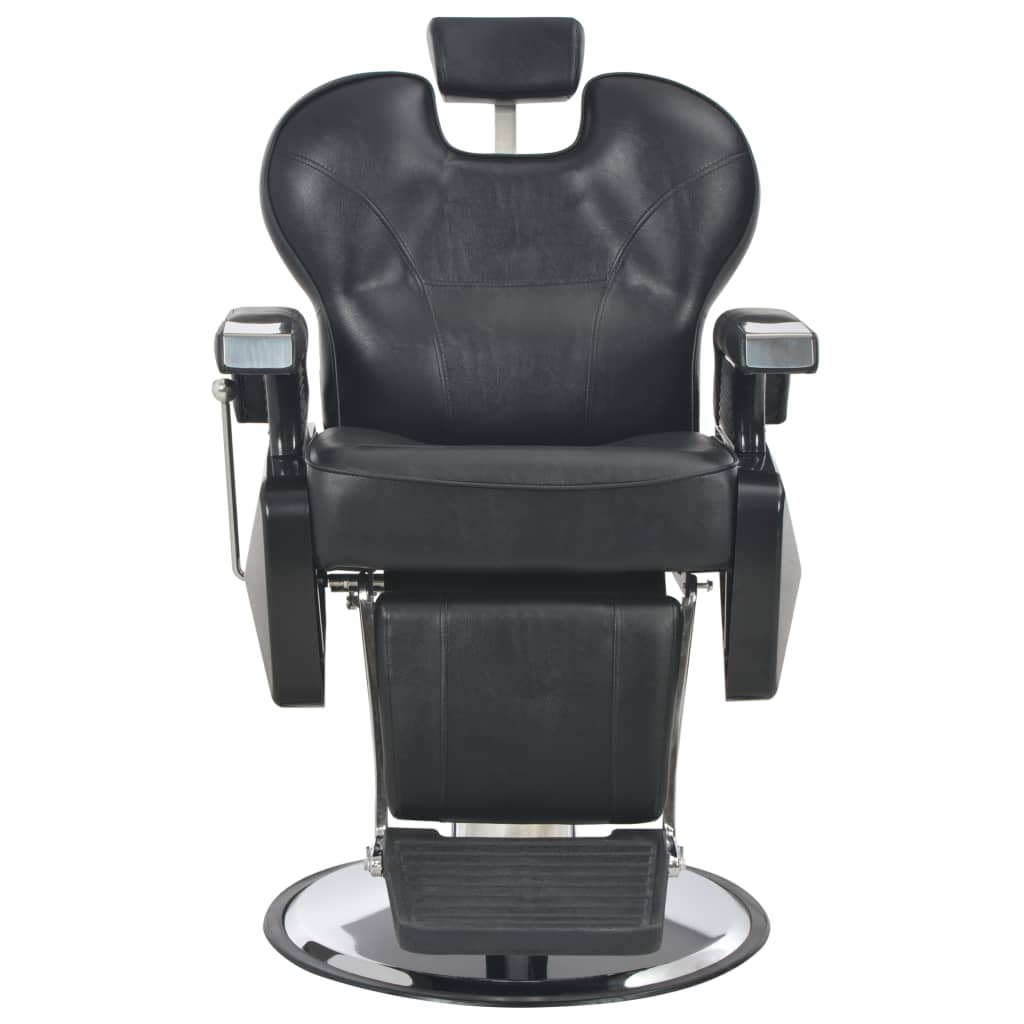 vidaXL Barber Chair Black 28.3"x26.8"x38.6" Faux Leather - Unlimited Barber and Beauty Supply