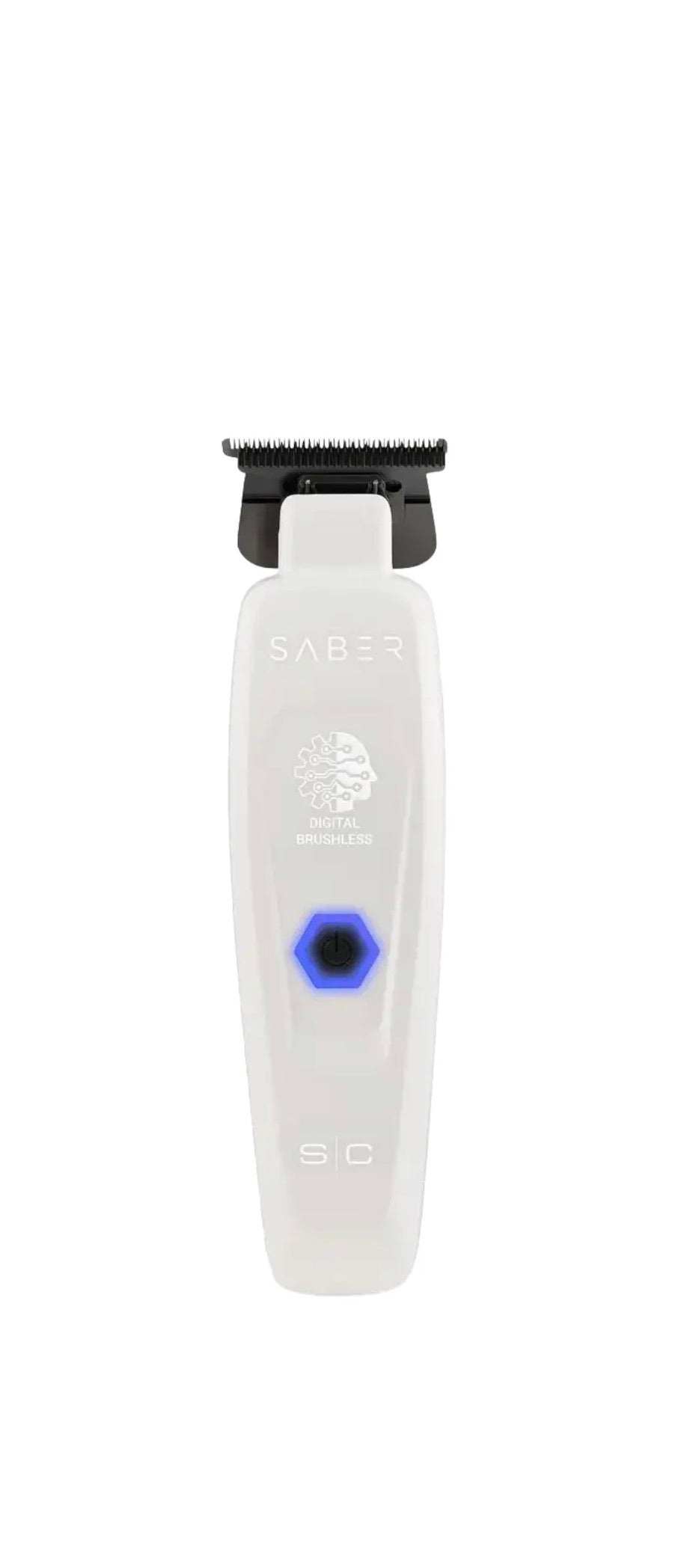 StyleCraft Limited Edition Saber 2 Cordless Digital Brushless Motor Trimmer - White (SC421W)