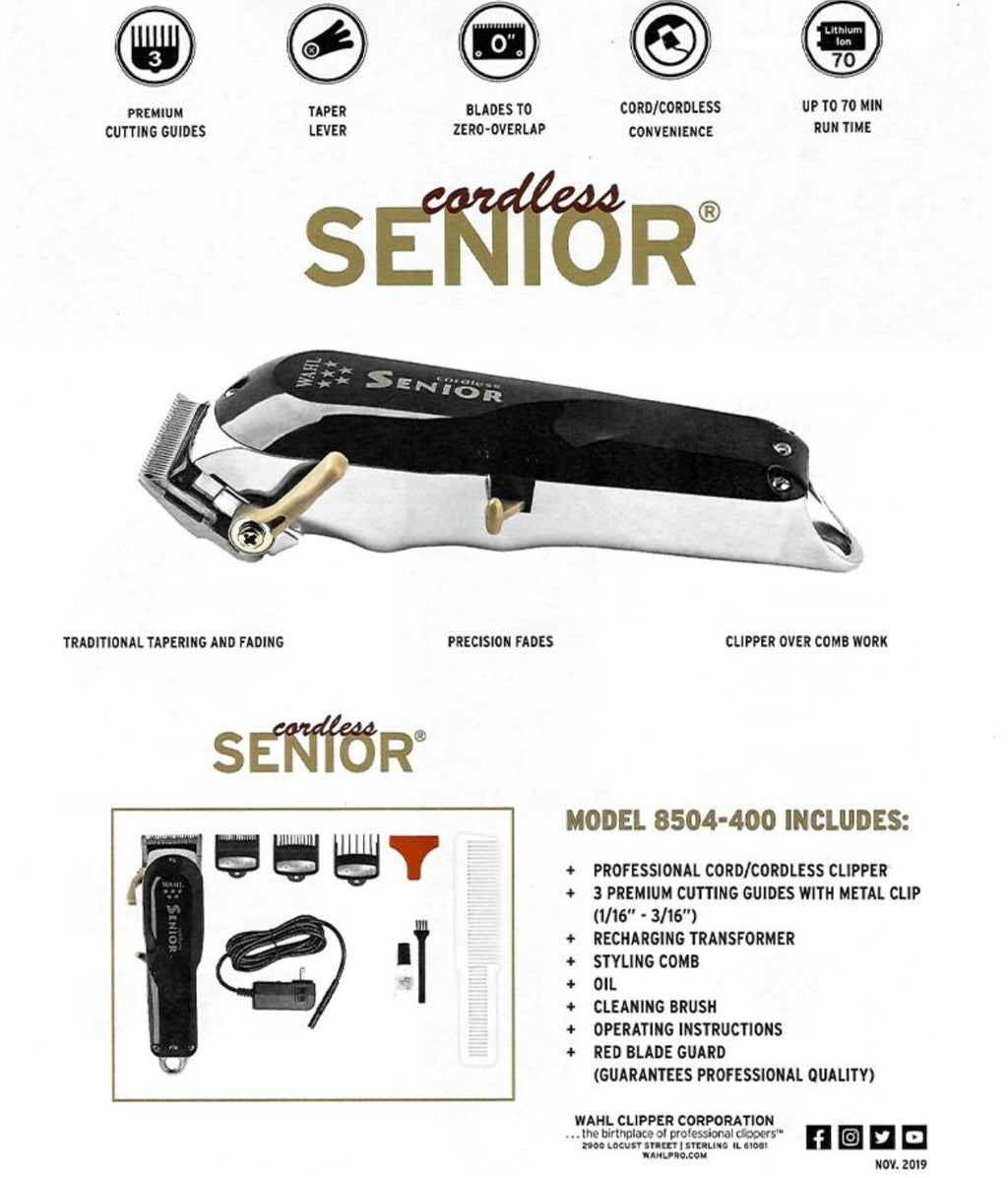 Wahl Cordless Senior Clipper