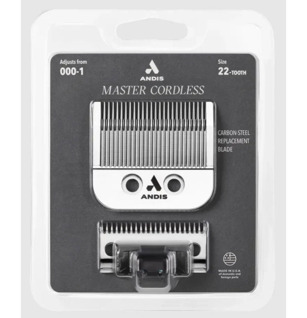 Andis Master Cordless Carbon Steel Replacement Blade - Size 000-1 (74040)