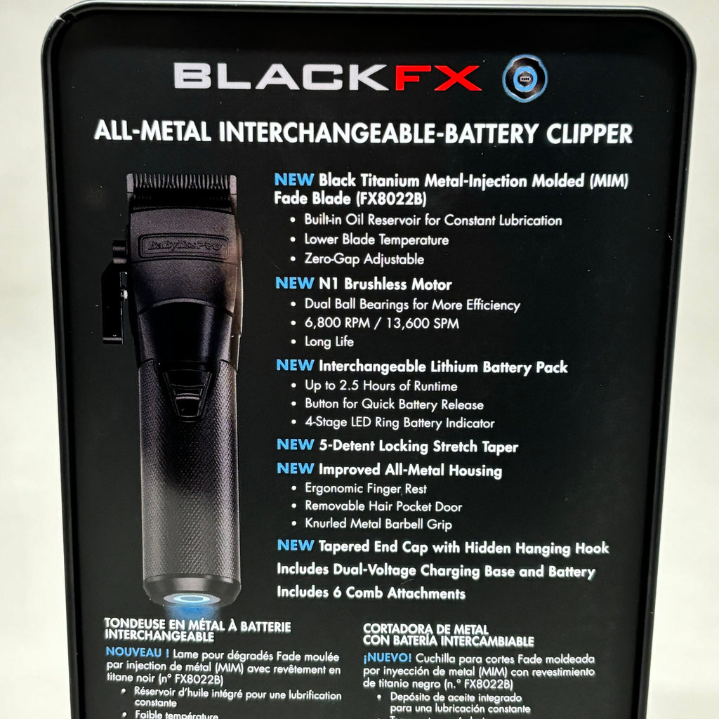 BABYLISSPRO FXONE Professional Cordless Hair Clipper for Men - Unlimited Barber and Beauty Supply