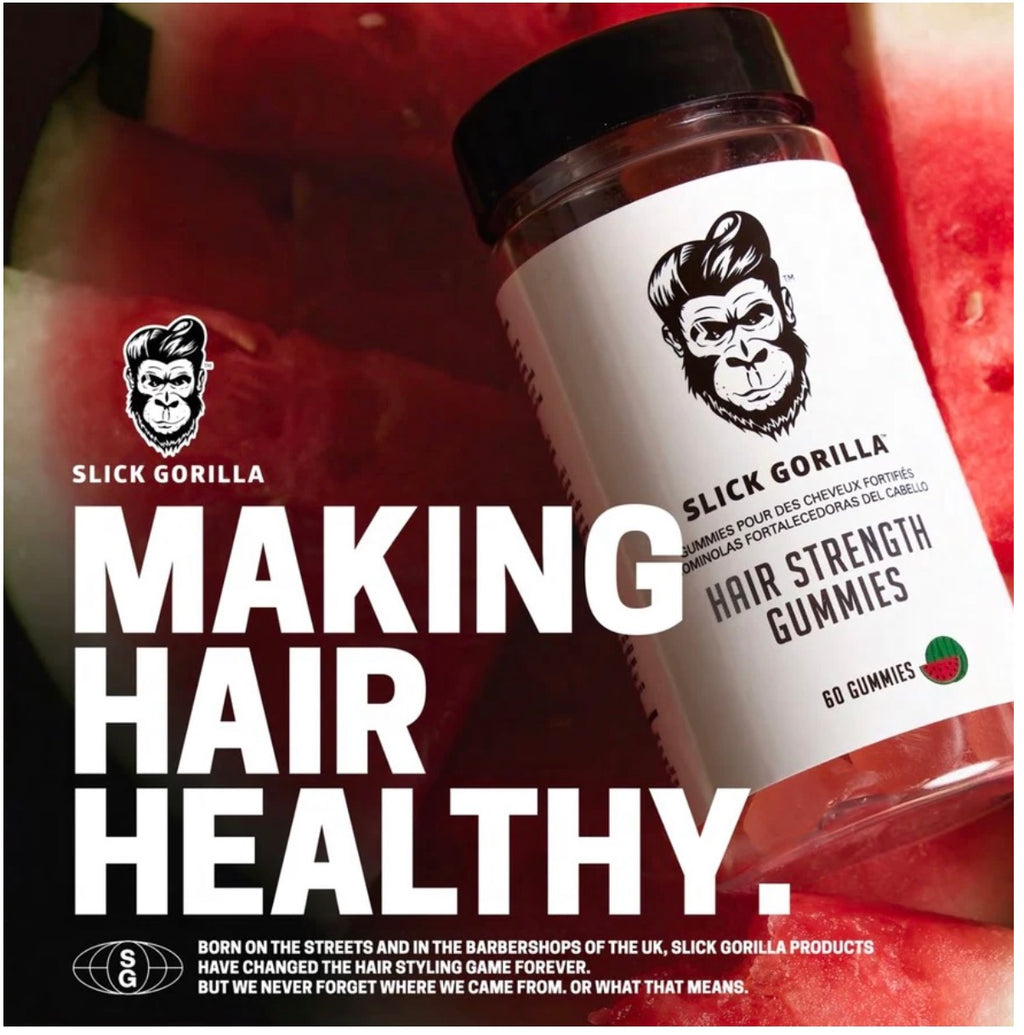 Slick Gorilla Hair Strength Gummies, 60-ct