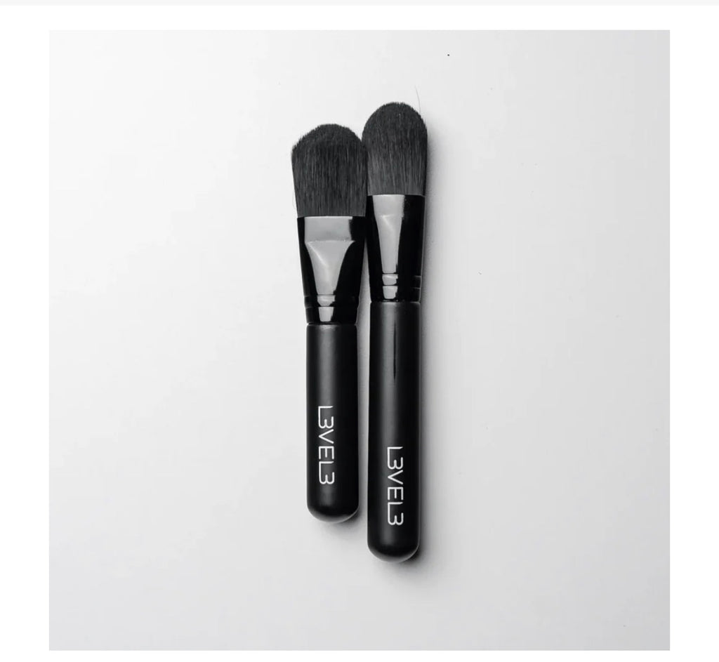 L3VEL3 Facial Mask Application Brush Set (2pc)