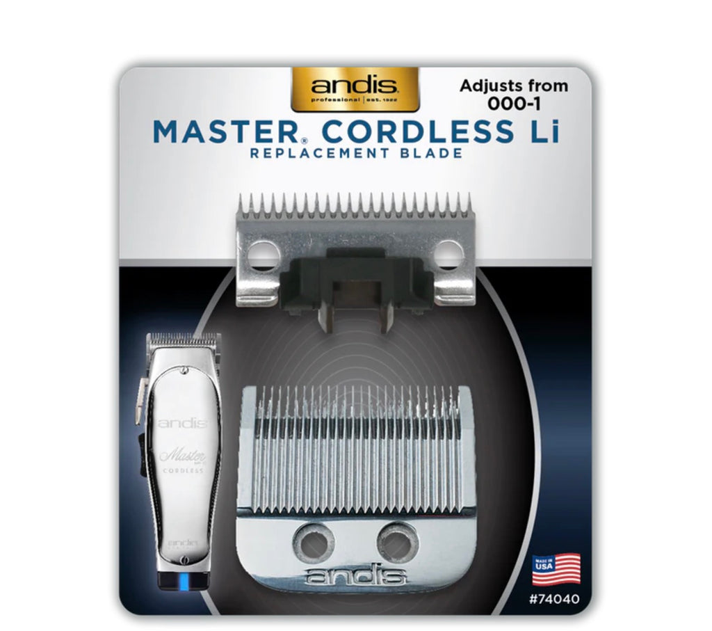 Andis Master Cordless Carbon Steel Replacement Blade - Size 000-1 (74040)