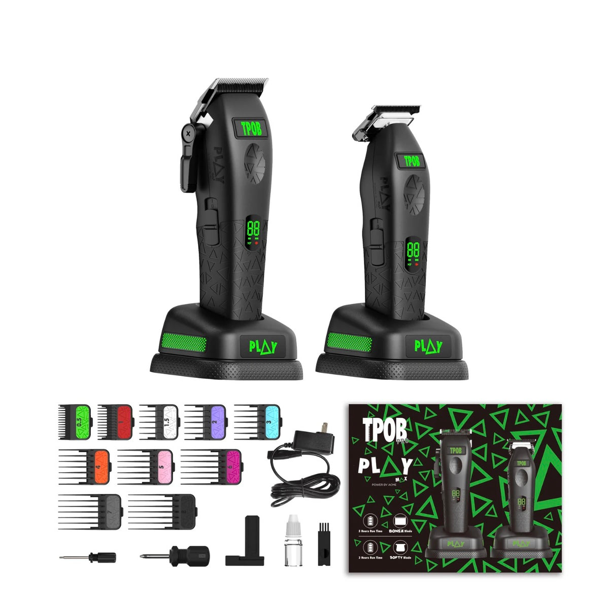 PLAY MAX CLIPPER + TRIMMER BUNDLE (BLACKOUT EDITION)