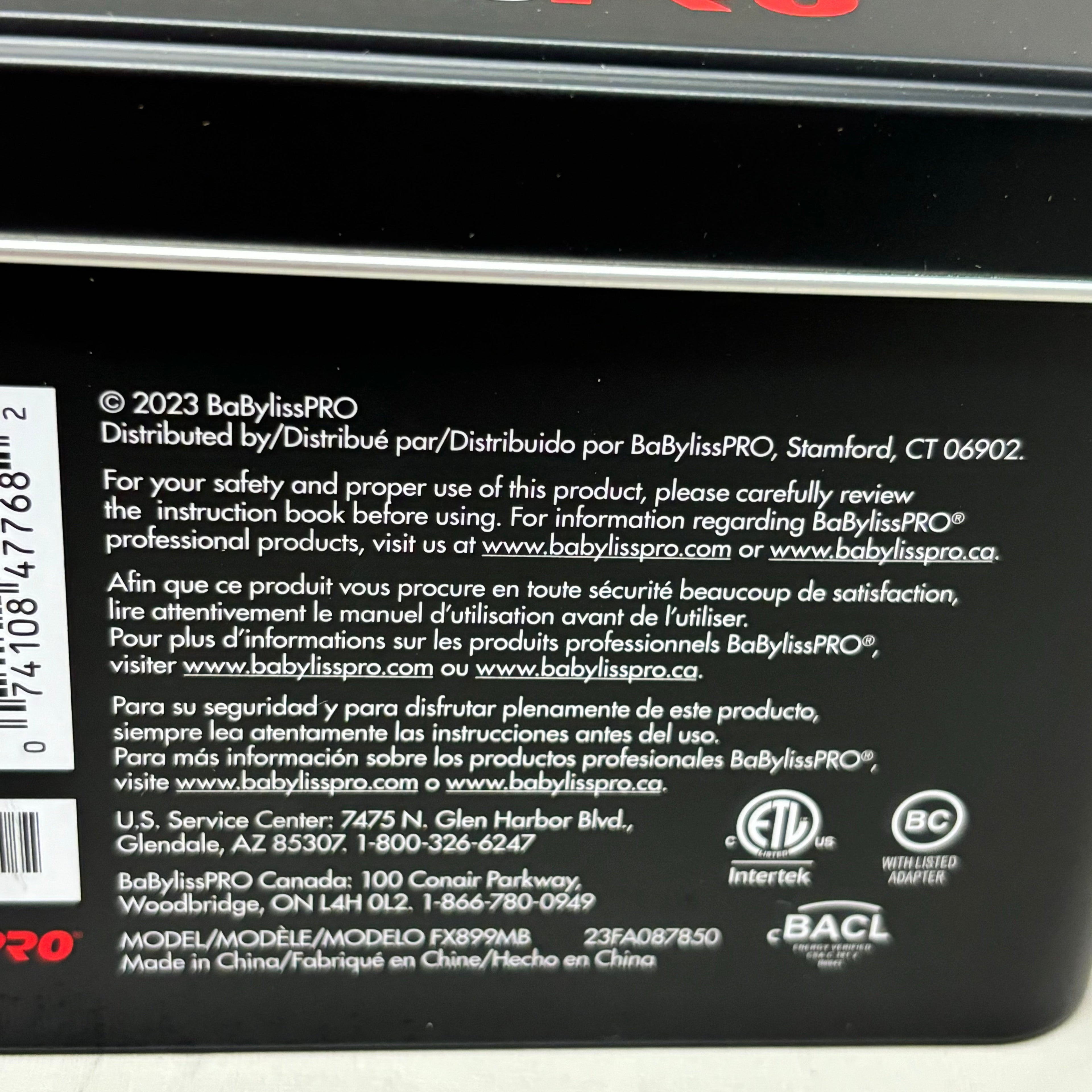 BABYLISSPRO FXONE Professional Cordless Hair Clipper for Men - Unlimited Barber and Beauty Supply