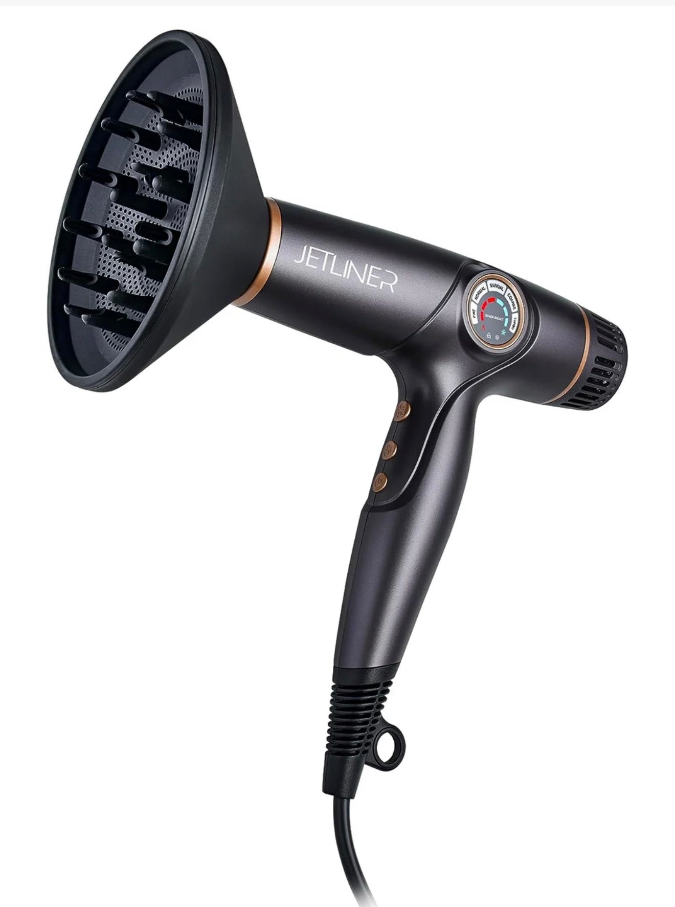 StyleCraft Silver Bullet Jetliner Professional Hair Dryer w/ Digital Motor (SB102B)