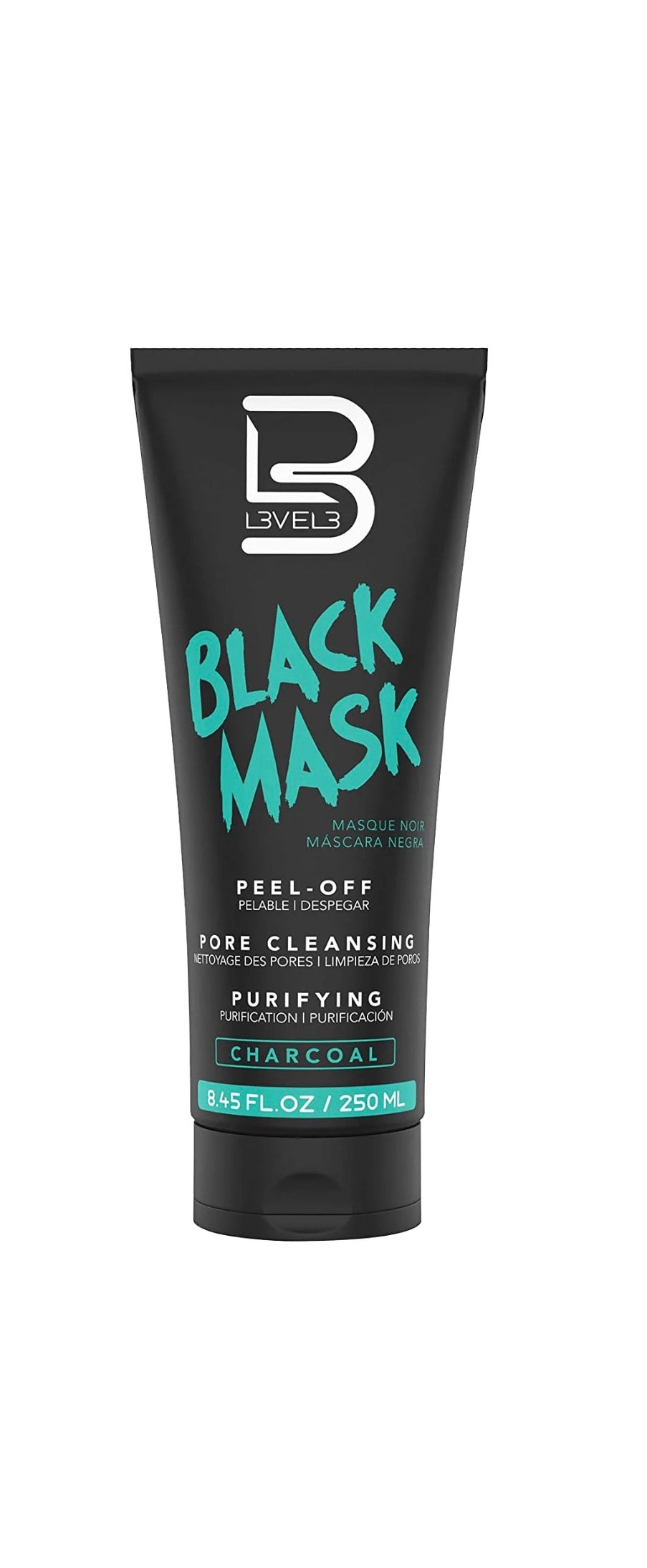 L3VEL3 Purifying & Pore Cleansing Peel-Off Black Charcoal Mask (250ml/8.45oz)