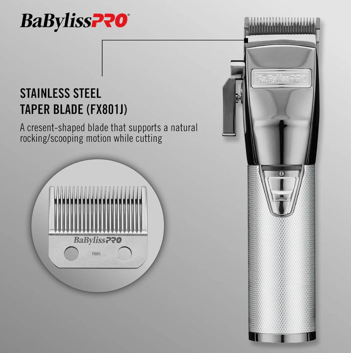 BaBylissPRO SilverFX+ Cordless Clipper