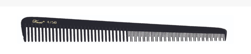 Krest 7 1/2" Tapering Teaser Comb - Black (No. 4750)