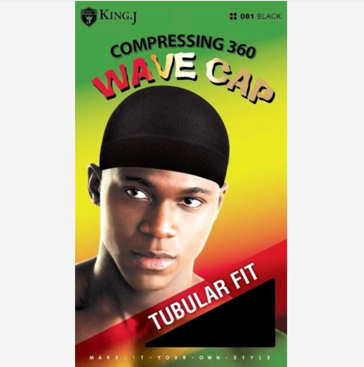 COMPRESSING 360 WAVE CAP / BLACK