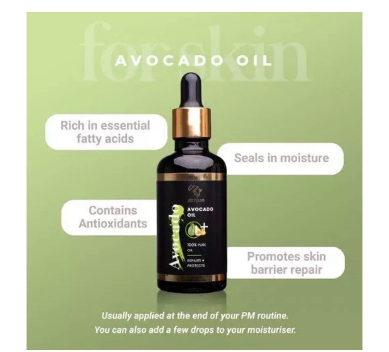 Afri Pure 100% Natural Avocado Oil (50ml/1.7oz)