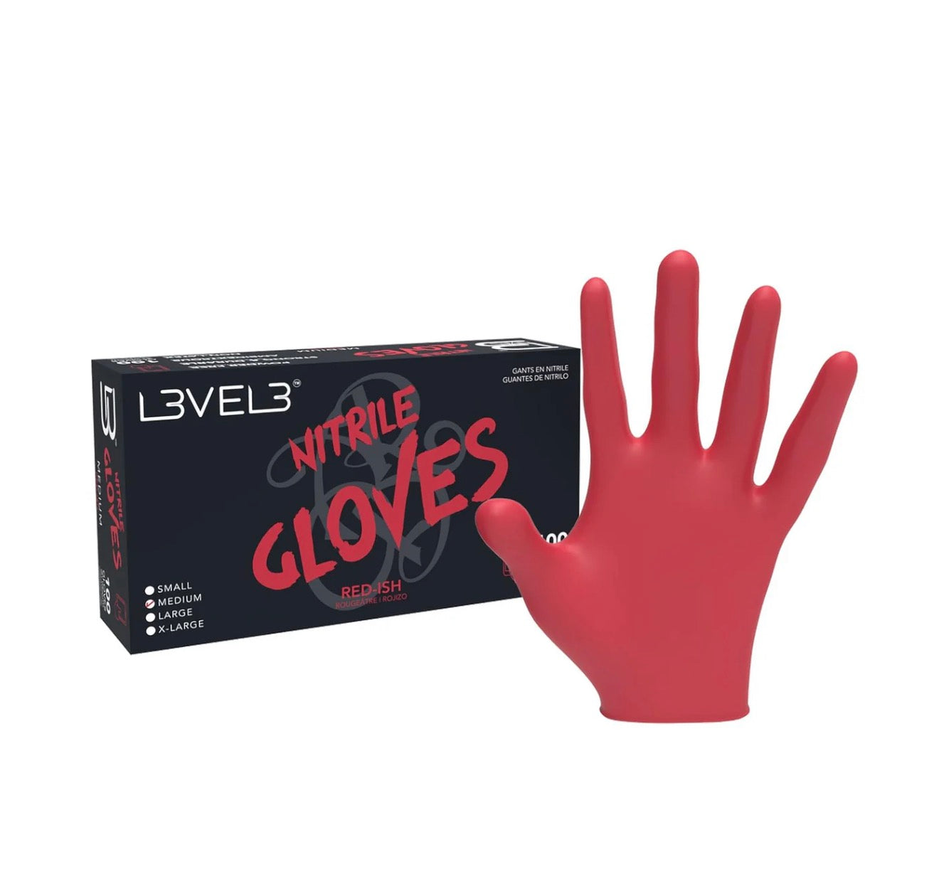 L3VEL3 Professional Nitrile Gloves 100pk - Unlimited Barber and Beauty Supply