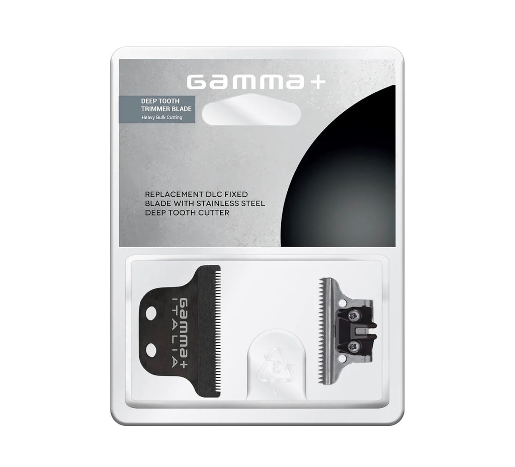 Gamma+ Black DLC Deep-Tooth Trimmer Blade Set (GPAHRBD)