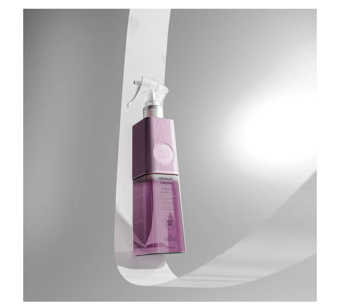 NishLady Ultimate Volume Bi-Phase Conditioner for Thin, Damaged Hair (386ml/13.05oz)