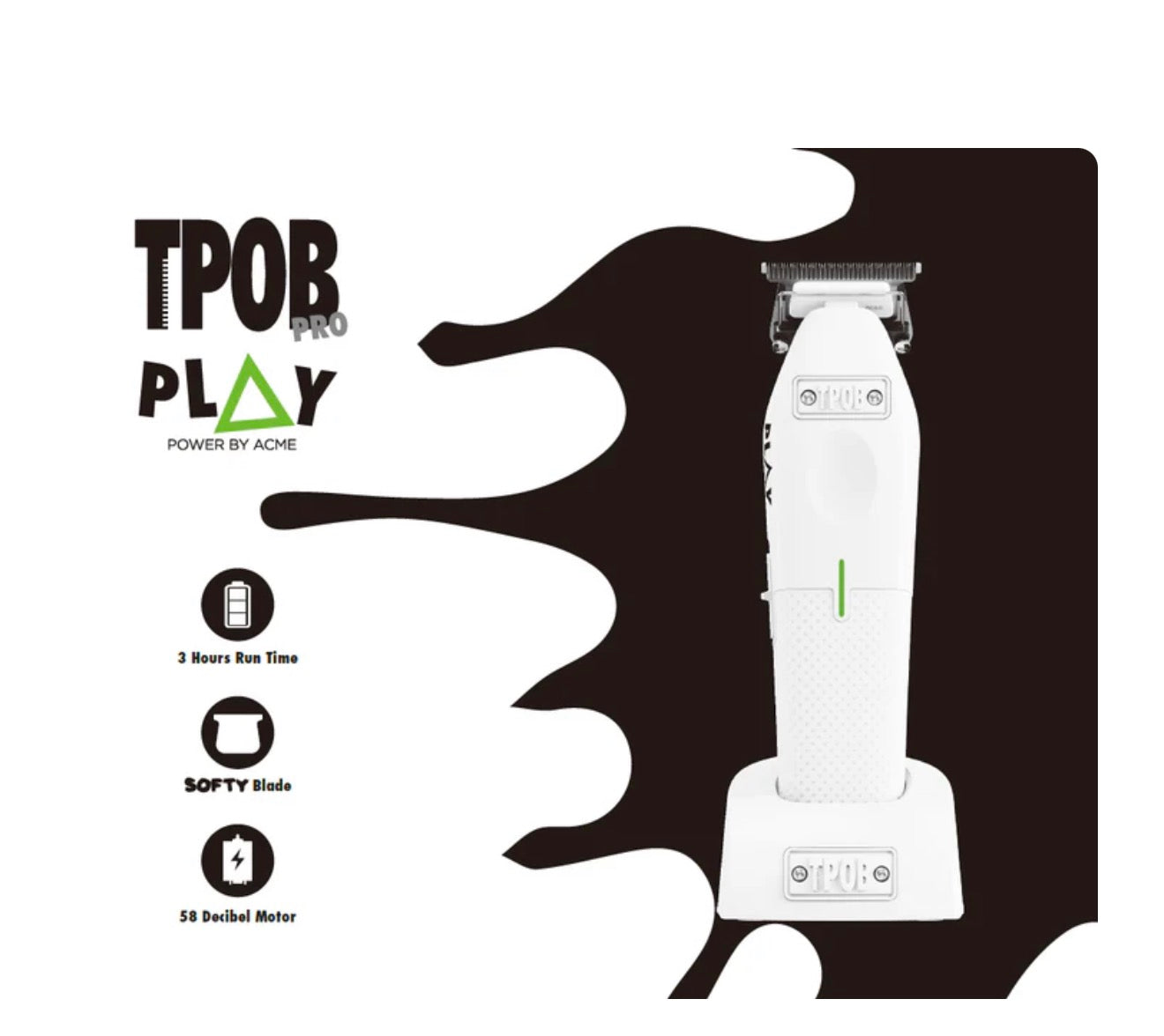 PLAY TRIMMER WHITEOUT - Unlimited Barber and Beauty Supply