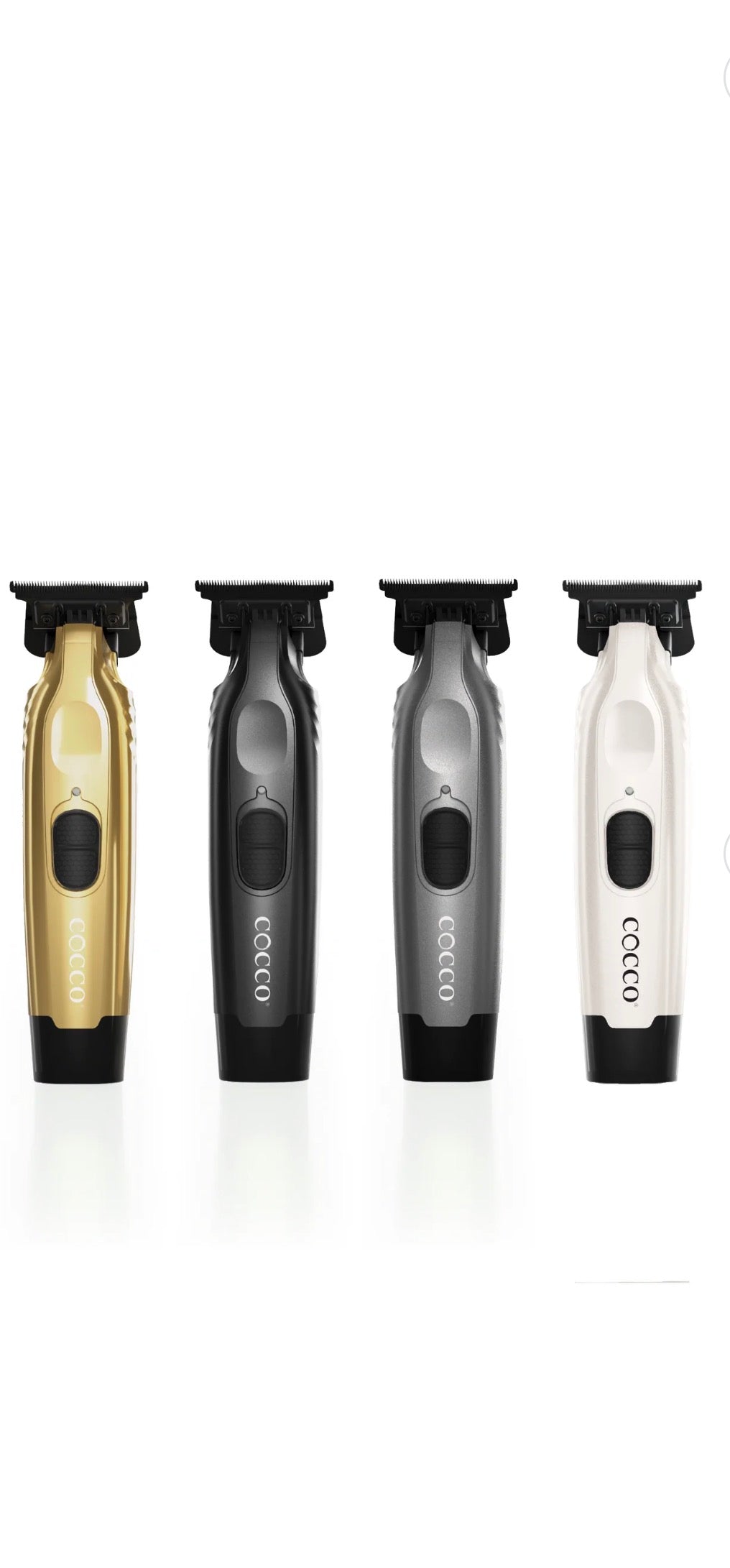 Cocco Veloce Pro Cordless Trimmer w/ Digital Gap Ambassador DLC Blade + Black Charging Stand (CVPT)
