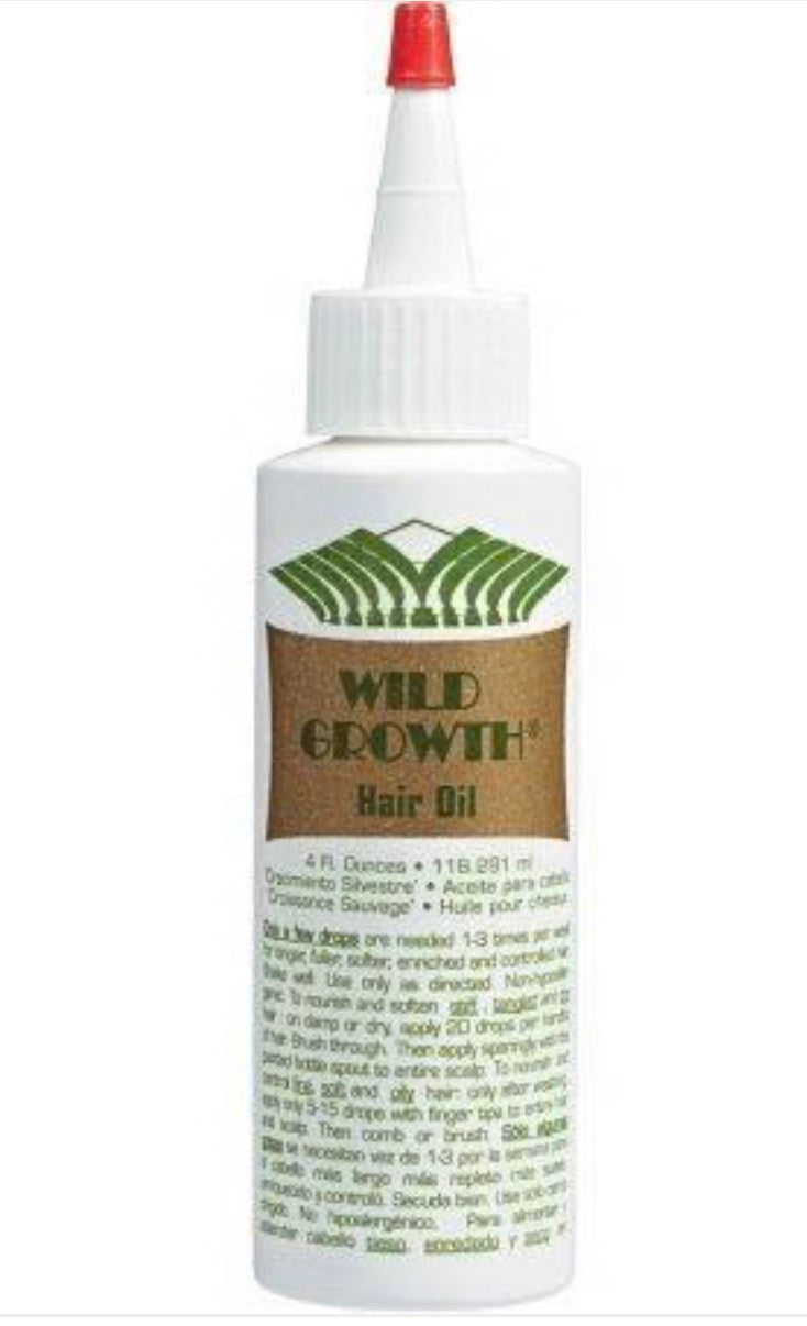 WILD GROWTH HAIR OIL 4OZ