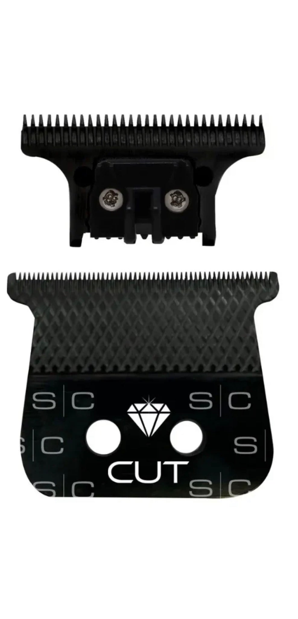 StyleCraft Diamond Cut - Black DLC Trimmer Blade with The One Cutter Blade (SC541B)