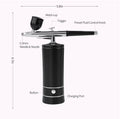 Airbrush Kit Air Brush Kit With Air Compressor Nail Charms Wireless Air Brush for Barber - Unlimited Barber and Beauty Supply