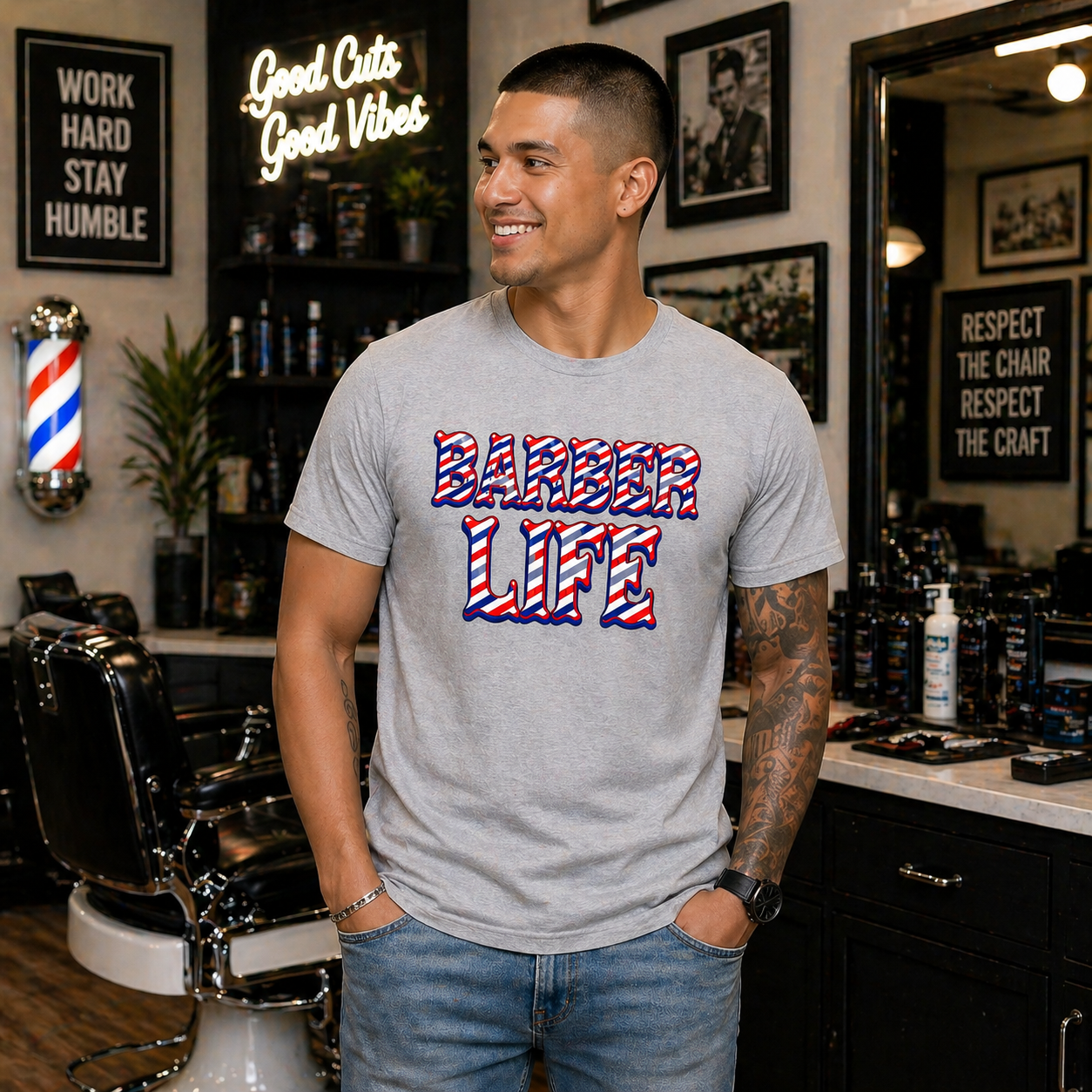 Barber Life Tee