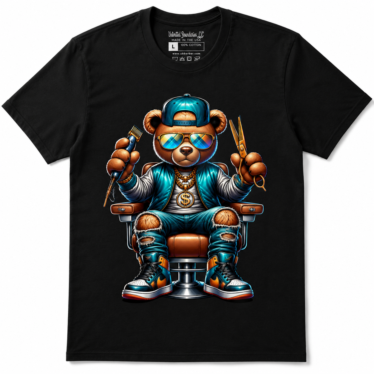 Graffiti Hip Hop Barber Bear