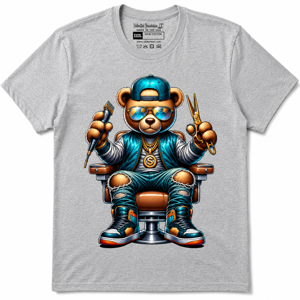 Graffiti Hip Hop Barber Bear