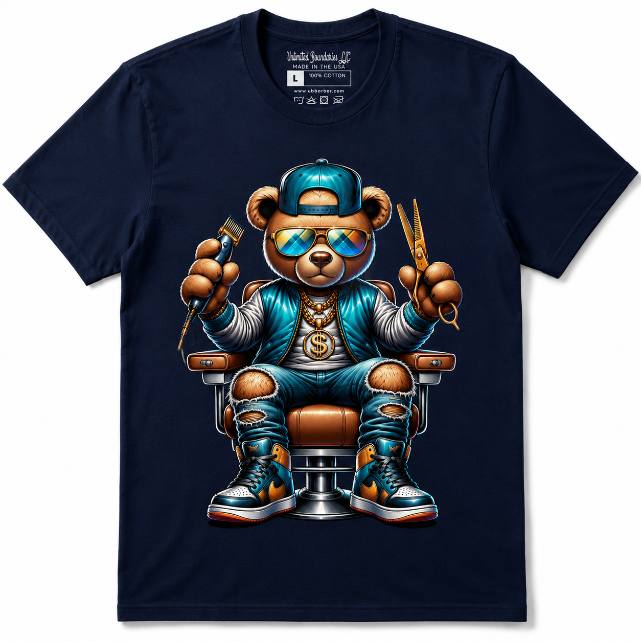 Graffiti Hip Hop Barber Bear