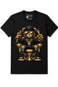Gold Graffiti Barber Bear